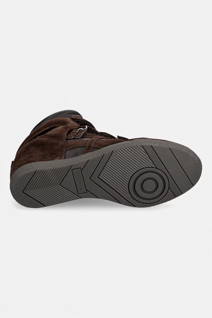 Nokwol EDEN маратонки дамски от кожа кафяви Brown Leather