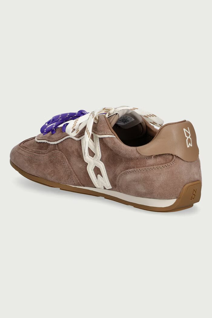 Nokwol Method Mushroom Suede маратонки дамски от кожа бежови Method Mushroom Suede