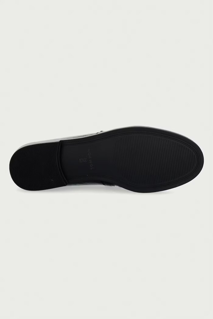 Nokwol мокасини дамски от кожа Haven Black Athena черни Haven Black Athena