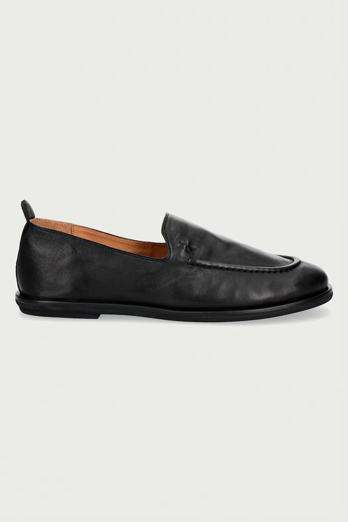 Nokwol мокасини дамски от кожа Rumi Black Vienna черни Rumi Black Vienna