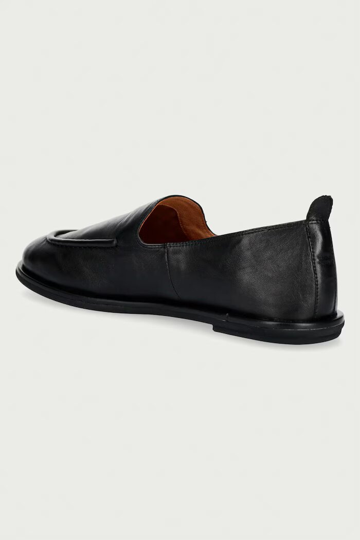 Nokwol мокасини дамски от кожа Rumi Black Vienna черни Rumi Black Vienna