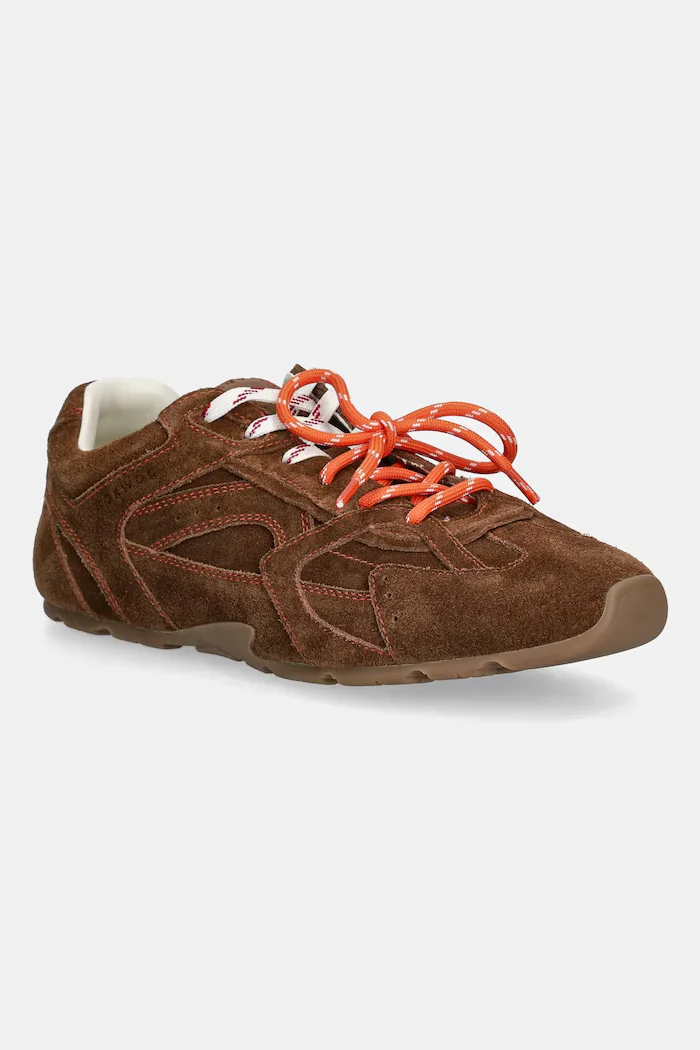 Nokwol Велурени маратонки Atlas Tan Suede в кафяво Atlas Tan Suede