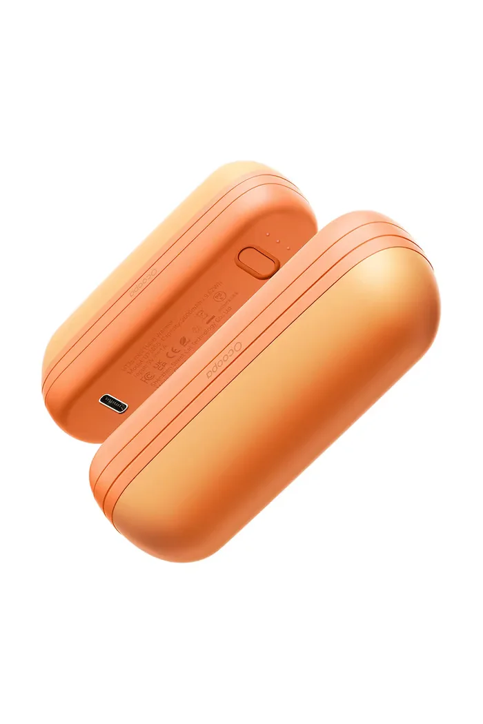 Ocoopa Електронен нагревател за ръце UT2s Mini в оранжево