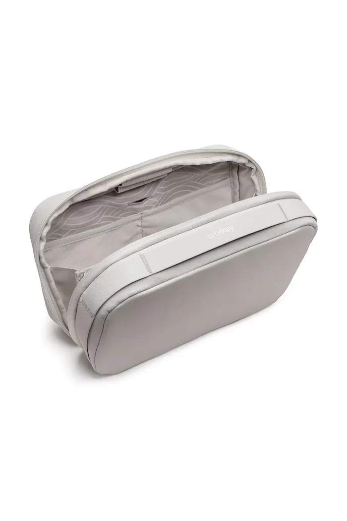 Orbitkey 2в1 органайзер за пътуване Tech Pouch x KonMari 23 x 14 x 8 cm в бежово