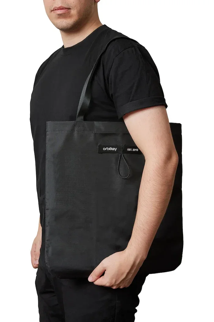 Orbitkey Пазарска чанта в черно