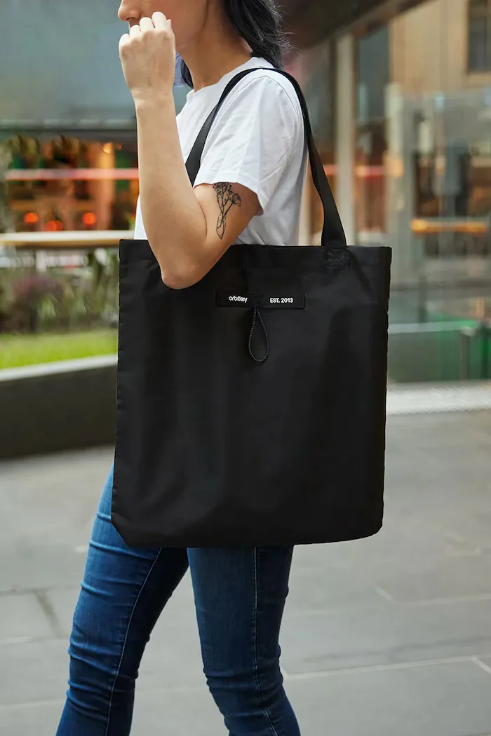 Orbitkey Пазарска чанта в черно
