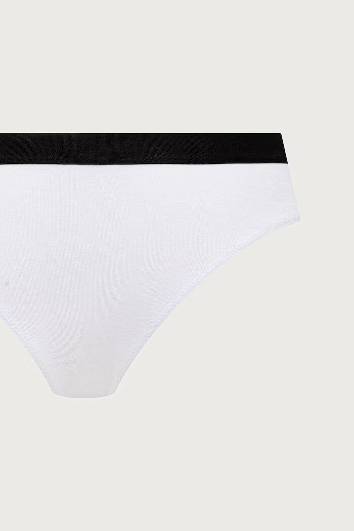 Palm Angels бикини дамски с памук 3 броя бели PLA1UWBT02TR