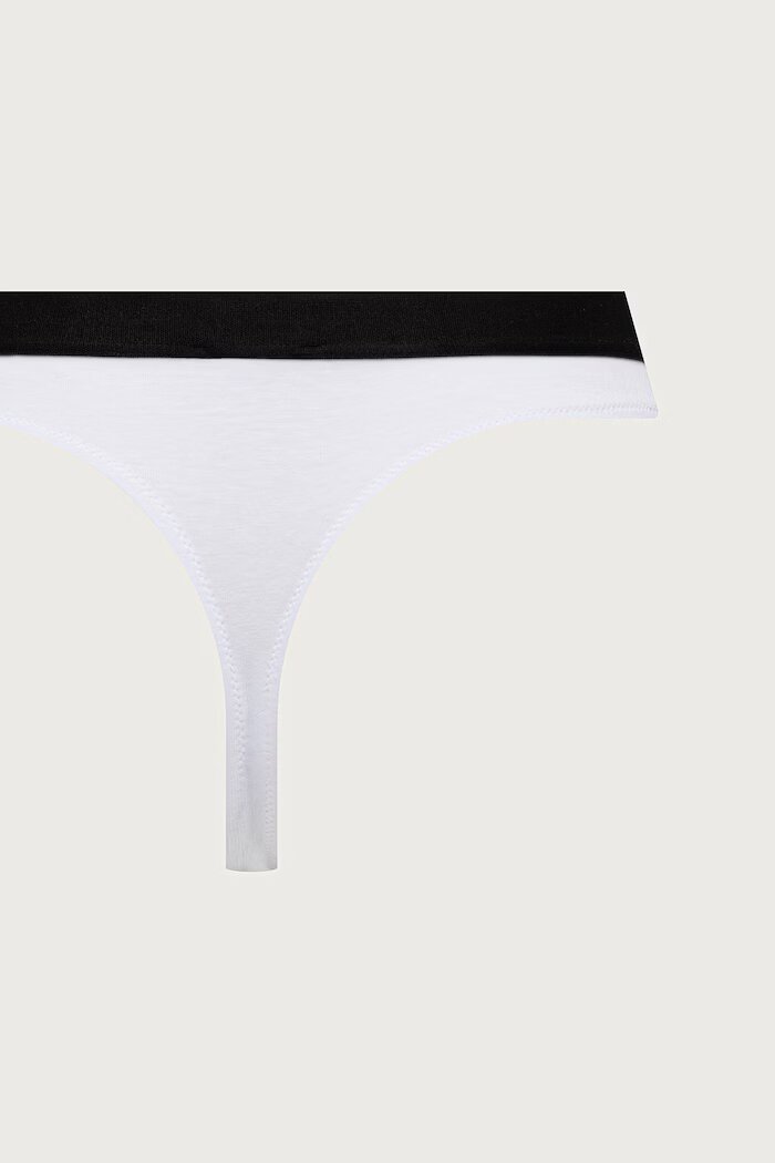 Palm Angels прашки дамски с памук 3 броя бели PLA1UWBT01TR