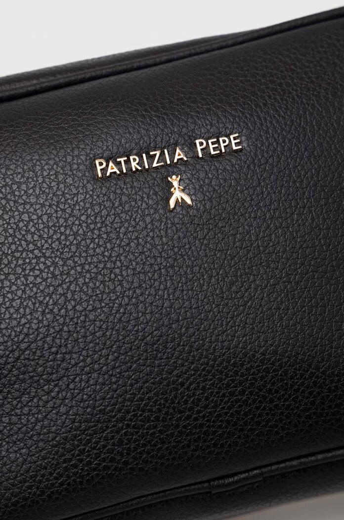Patrizia Pepe Кожена чанта в черно CB0071 L001