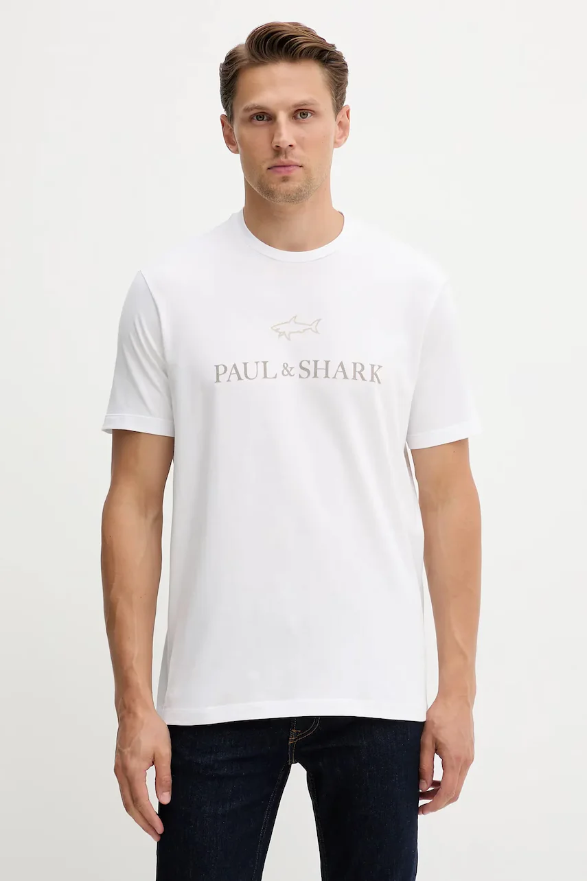 Paul&Shark Памучна тениска Knitwear