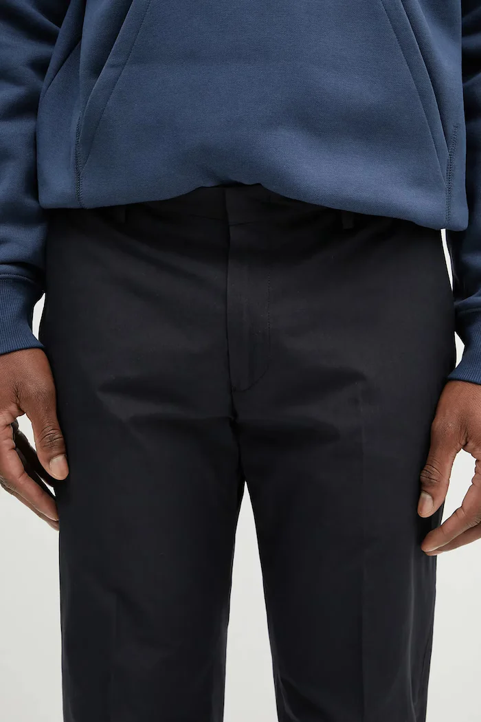 Paul Smith Памучен панталон мъжки в тъмносиньо с кройка тип чино M1R-255U-P02630