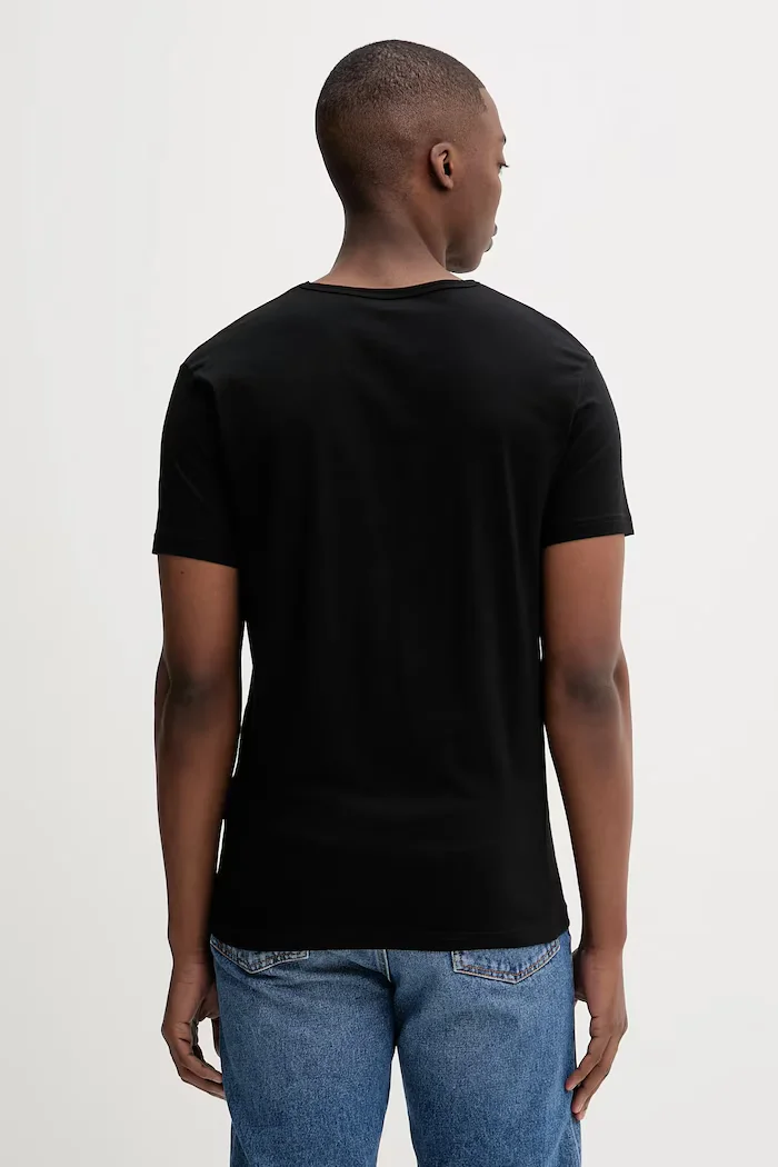 Paul Smith Памучна тениска (3 броя) в черно с меланжов десен M1A-389-M3PK
