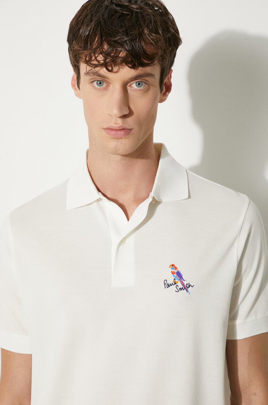 Paul Smith Памучна тениска с яка