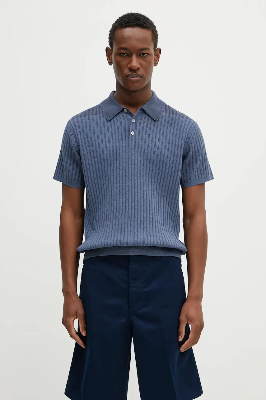 Paul Smith Памучна тениска с яка