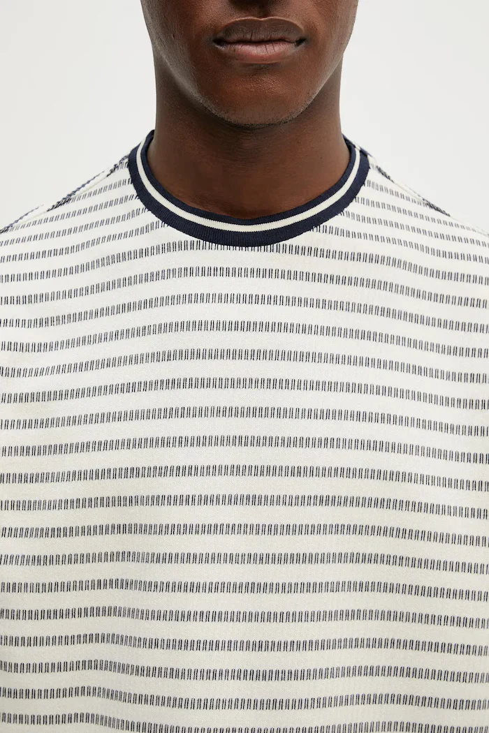 Paul Smith Памучна тениска в тъмносиньо с десен M1R-110Y-P02657