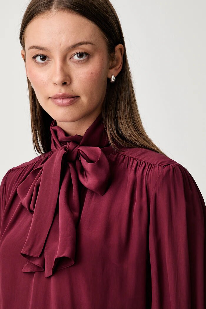 Pedro del Hierro блуза дамска от вискоза червена 6634119