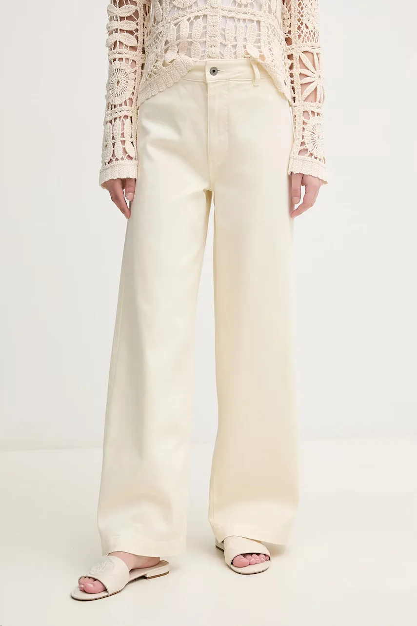 Pepe Jeans Дънки HIGH RISE WIDE CROP TANIA