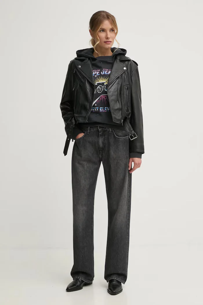 Pepe Jeans Дънки LOOSE ST JEANS LW NICKY с висока талия PL204902XM8