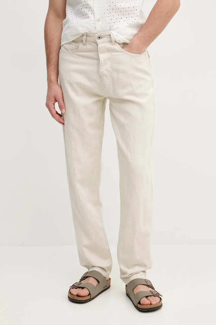 Pepe Jeans Дънки с лен LOOSE JEANS NILS