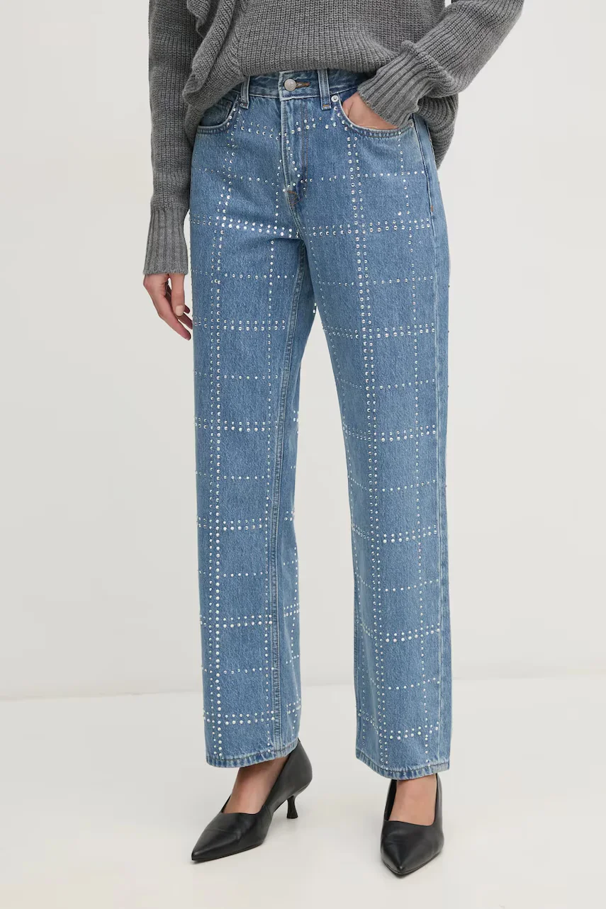Pepe Jeans Дънки STRAIGHT JEANS HW GLITTER
