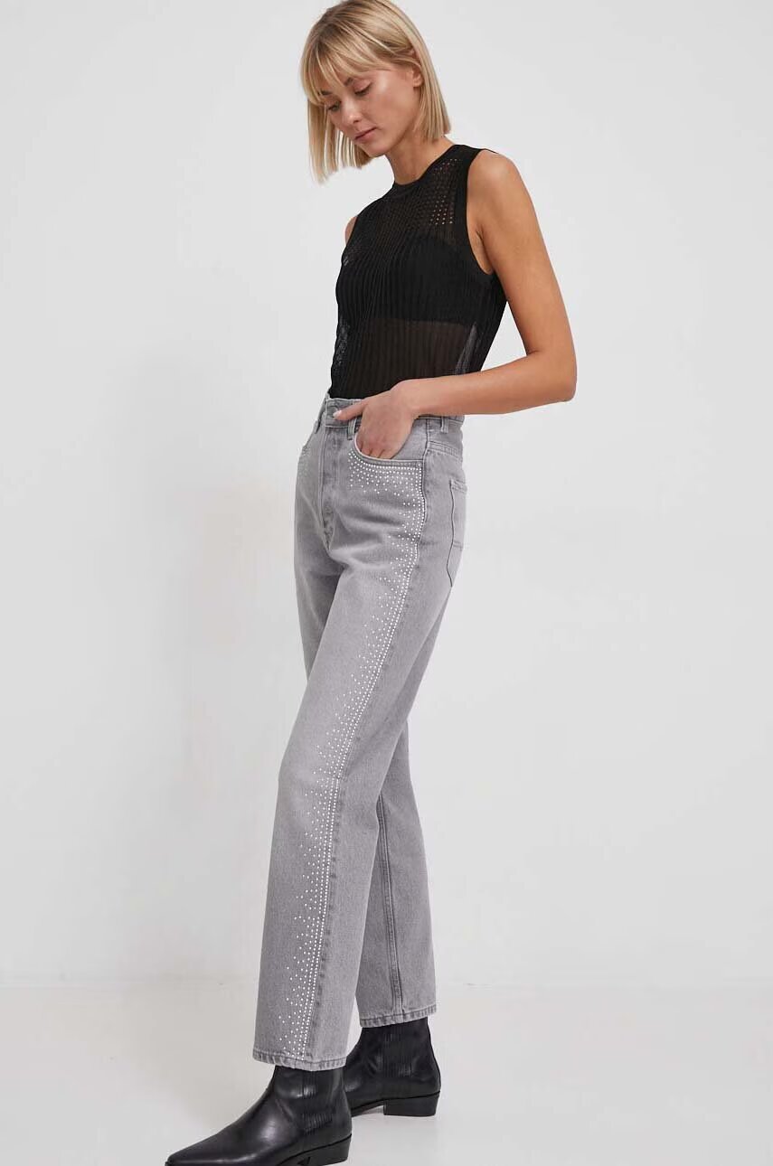 Pepe Jeans Дънки STRAIGHT UHW SPARKLE