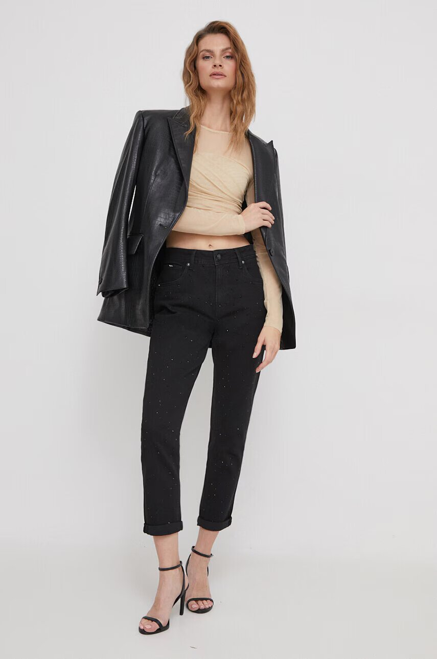 Pepe Jeans Дънки TAPERED HW SPARKLE