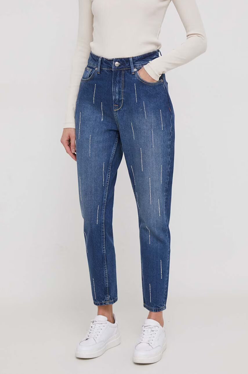 Pepe Jeans Дънки TAPERED UHW SPARKLE