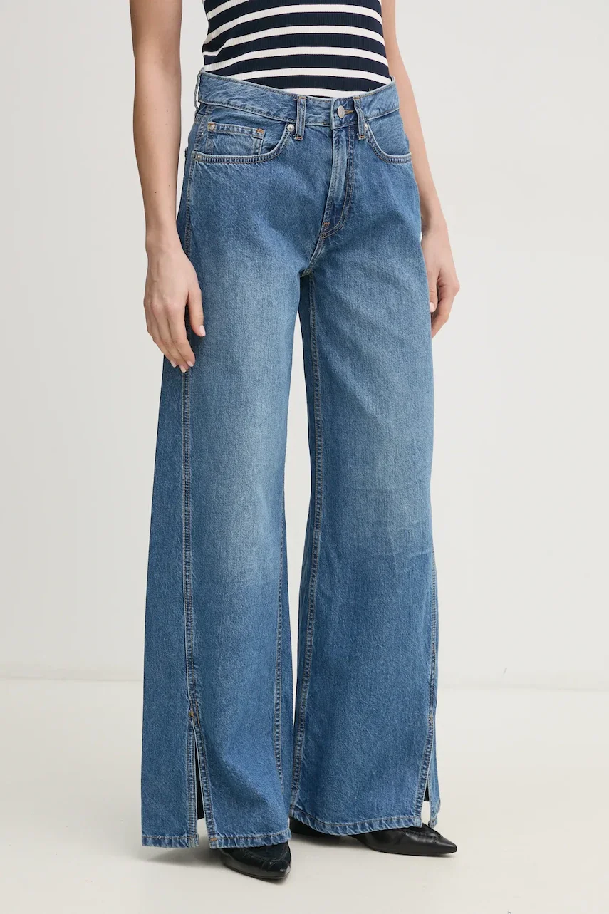 Pepe Jeans Дънки WIDE LEG JEANS MW SLIT