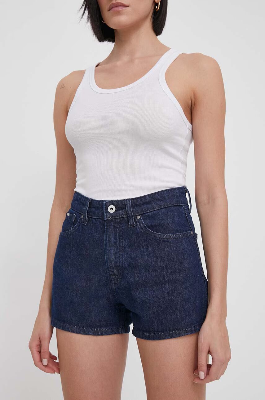 Pepe Jeans Дънков къс панталон A-LINE SHORT HW