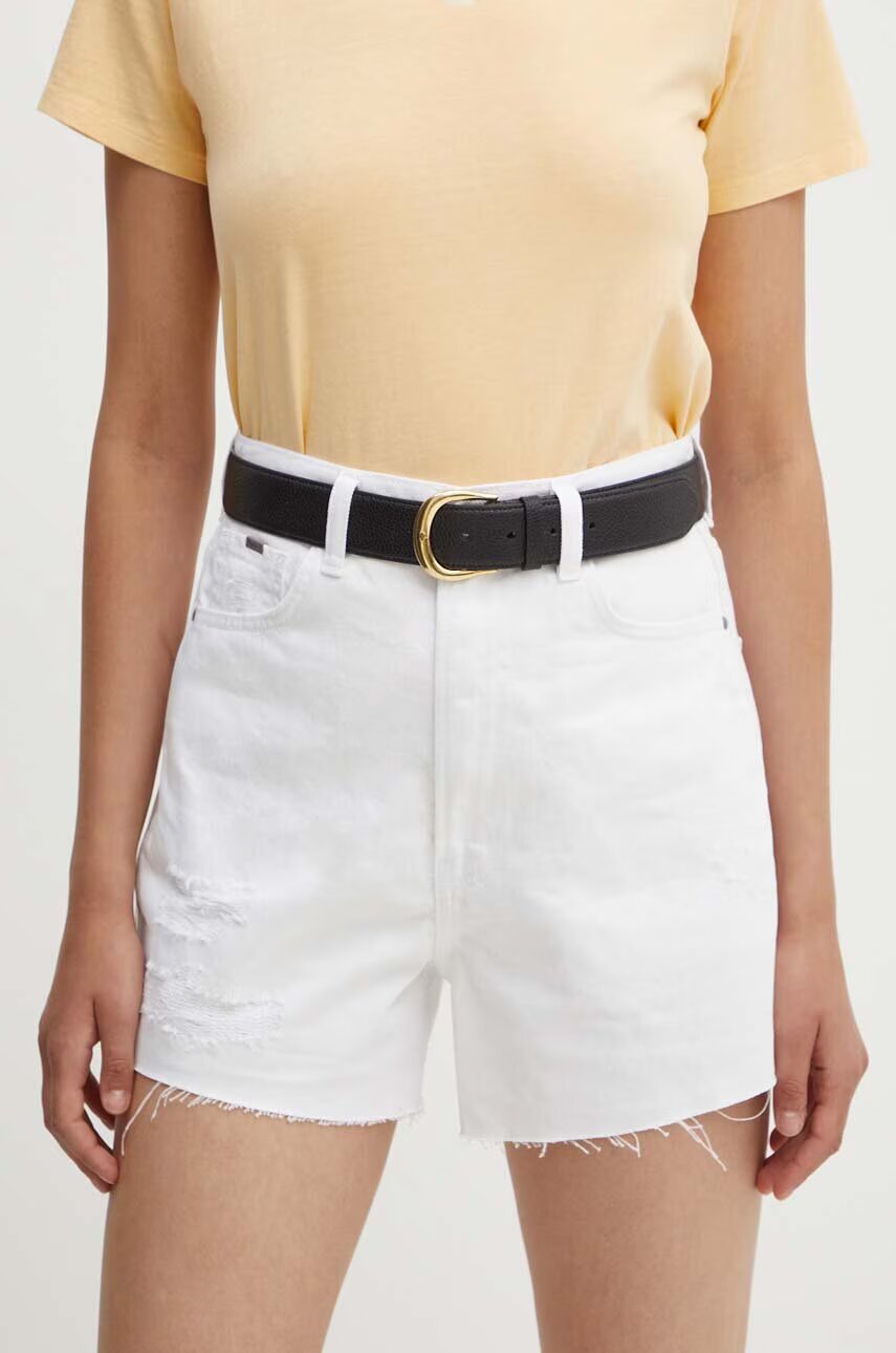 Pepe Jeans Дънков къс панталон A-LINE SHORT UHW