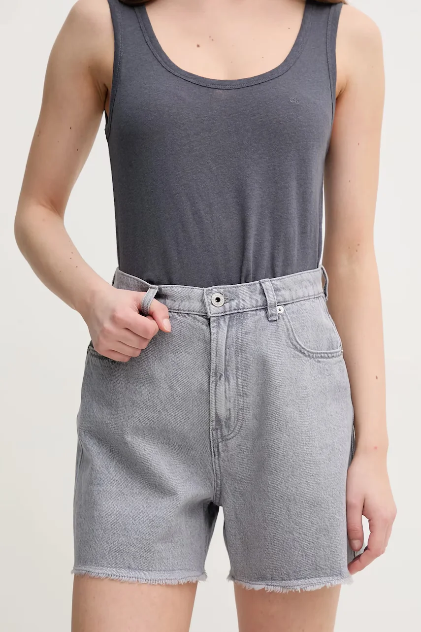 Pepe Jeans Дънков къс панталон A-LINE SHORT UHW RACHEL