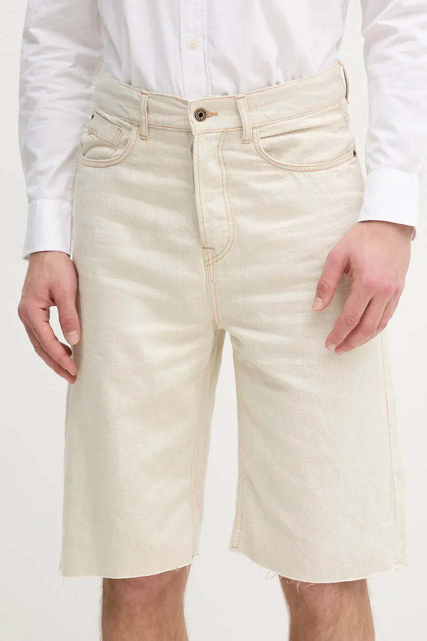 Pepe Jeans Дънков къс панталон BERMUDA SHORT ECRU