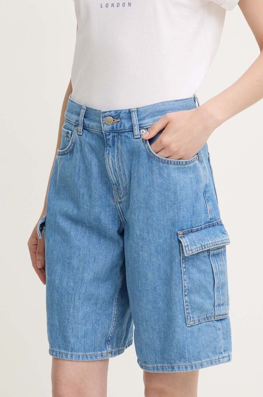 Pepe Jeans Дънков къс панталон RELAXED SHORT HW WORKER