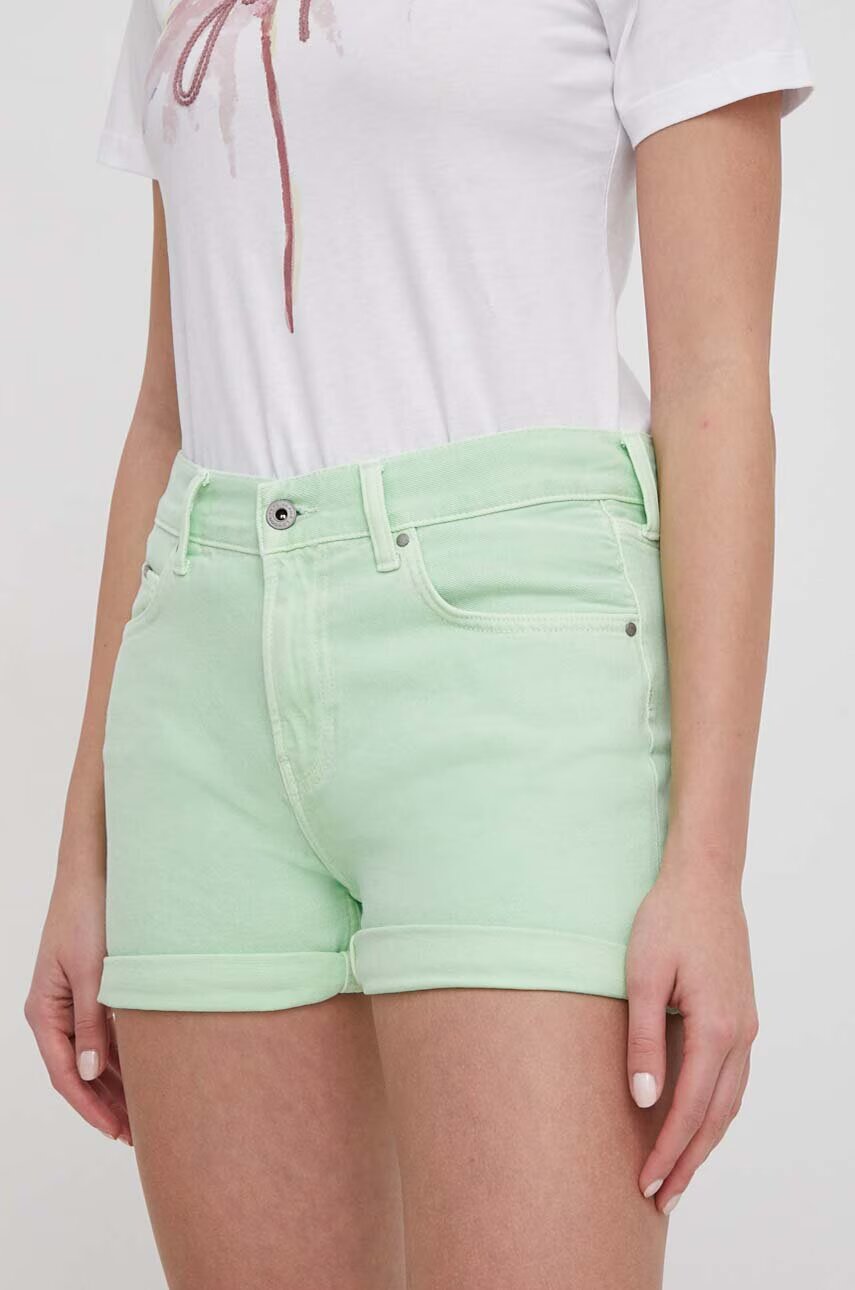 Pepe Jeans Дънков къс панталон STRAIGHT SHORT HW