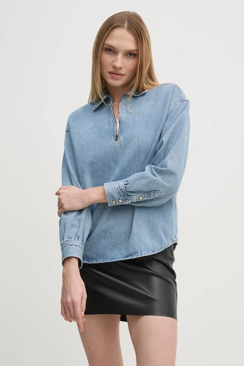 Pepe Jeans Дънкова блуза NOVA