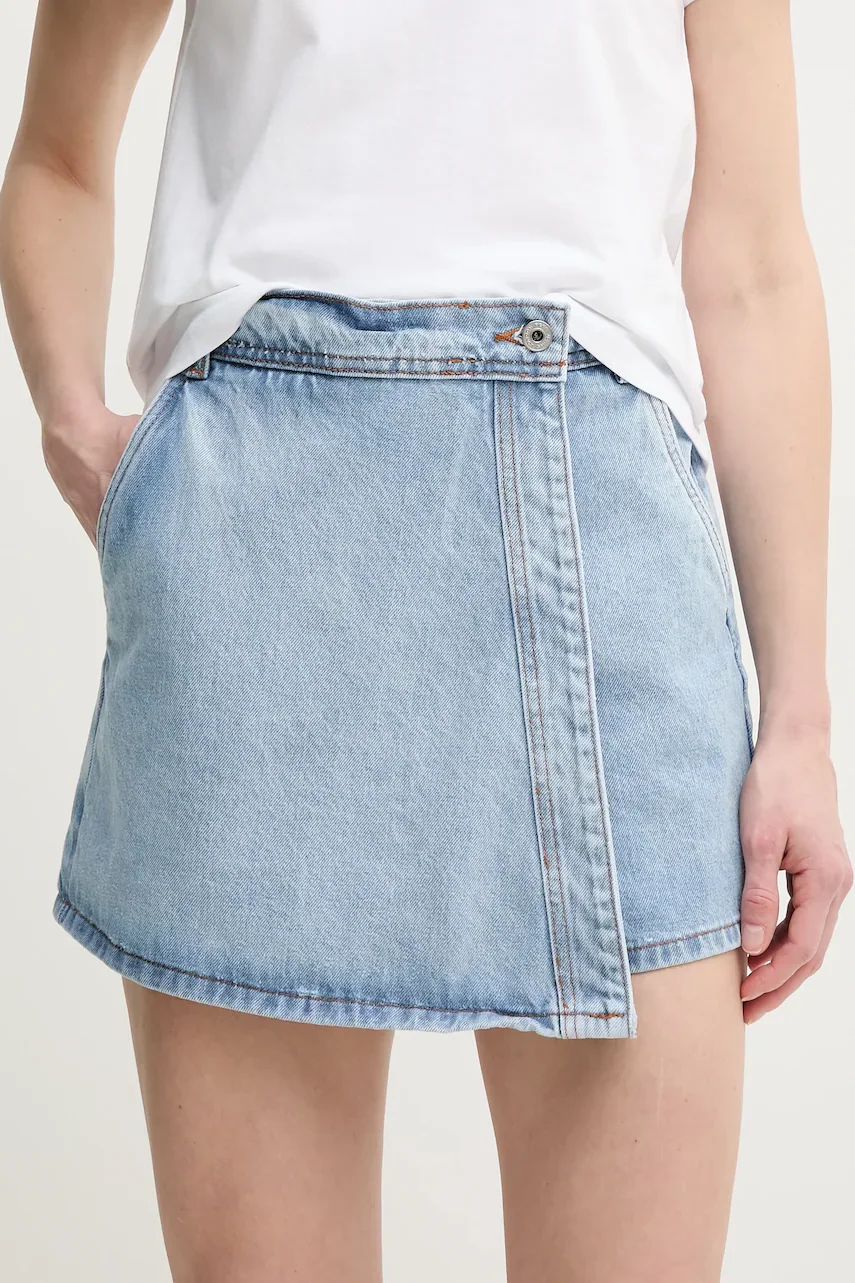 Pepe Jeans Дънкова пола-панталон REGULAR SKORT HW