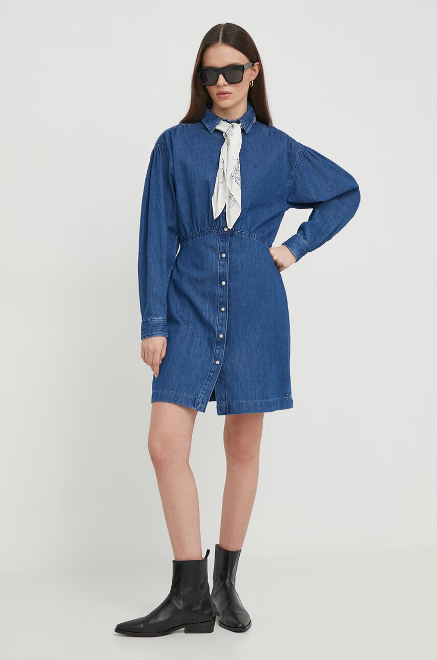 Pepe Jeans Дънкова рокля JULIE