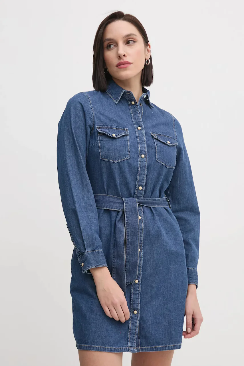 Pepe Jeans Дънкова рокля REGULAR DENIM DRESS