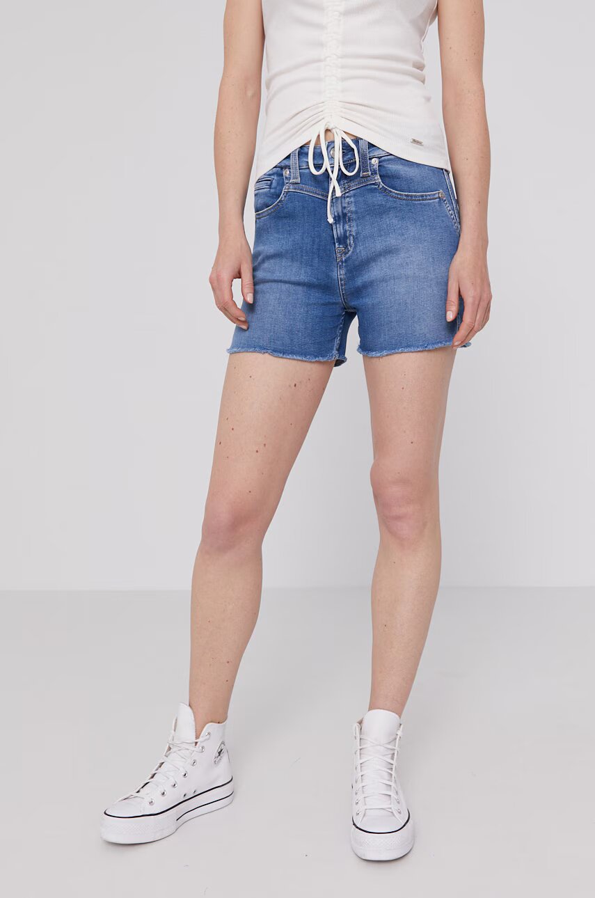 Pepe Jeans Дънкови Къс панталон Mary Archive