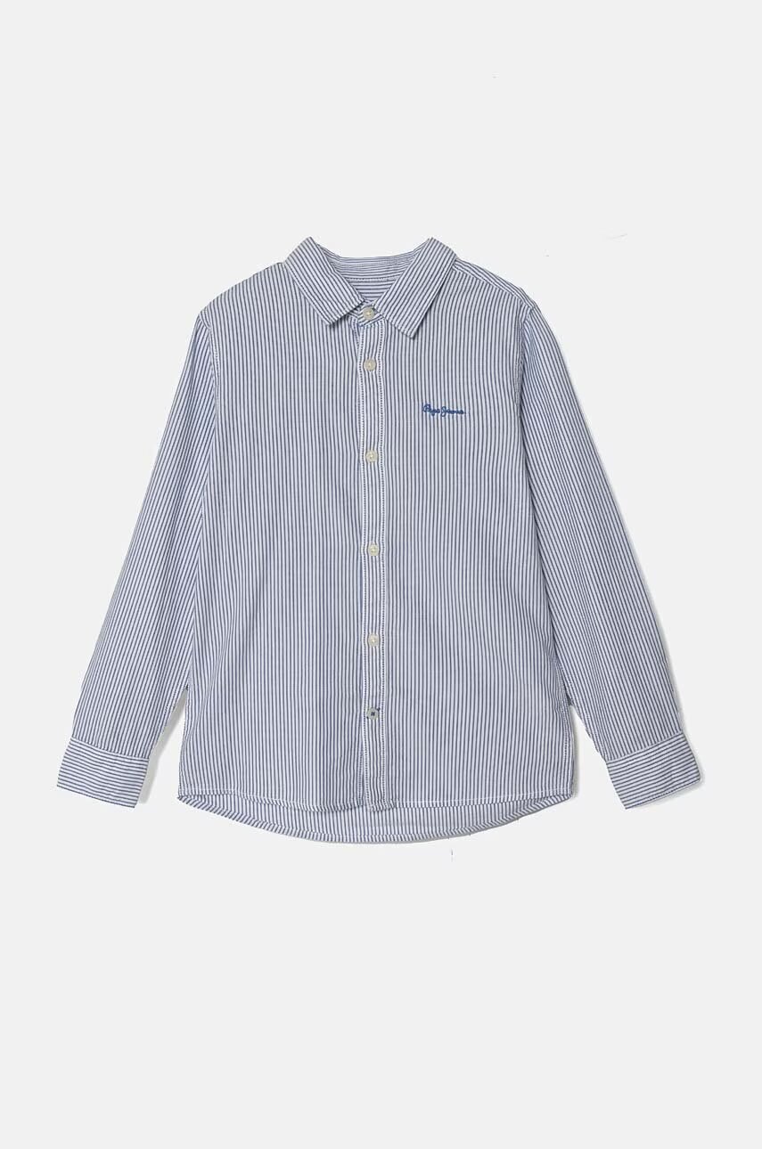 Pepe Jeans Детска памучна риза NARON