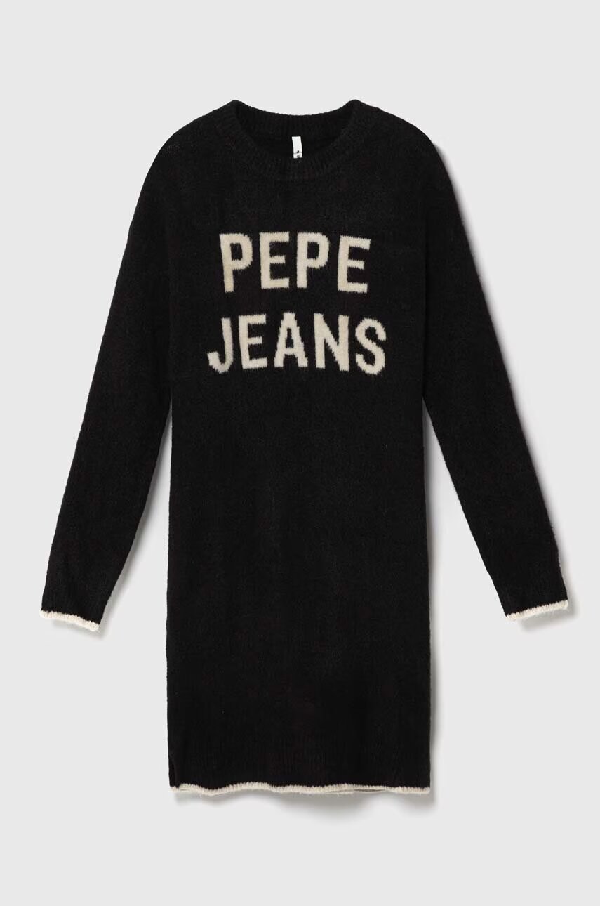 Pepe Jeans Детска рокля с вълна