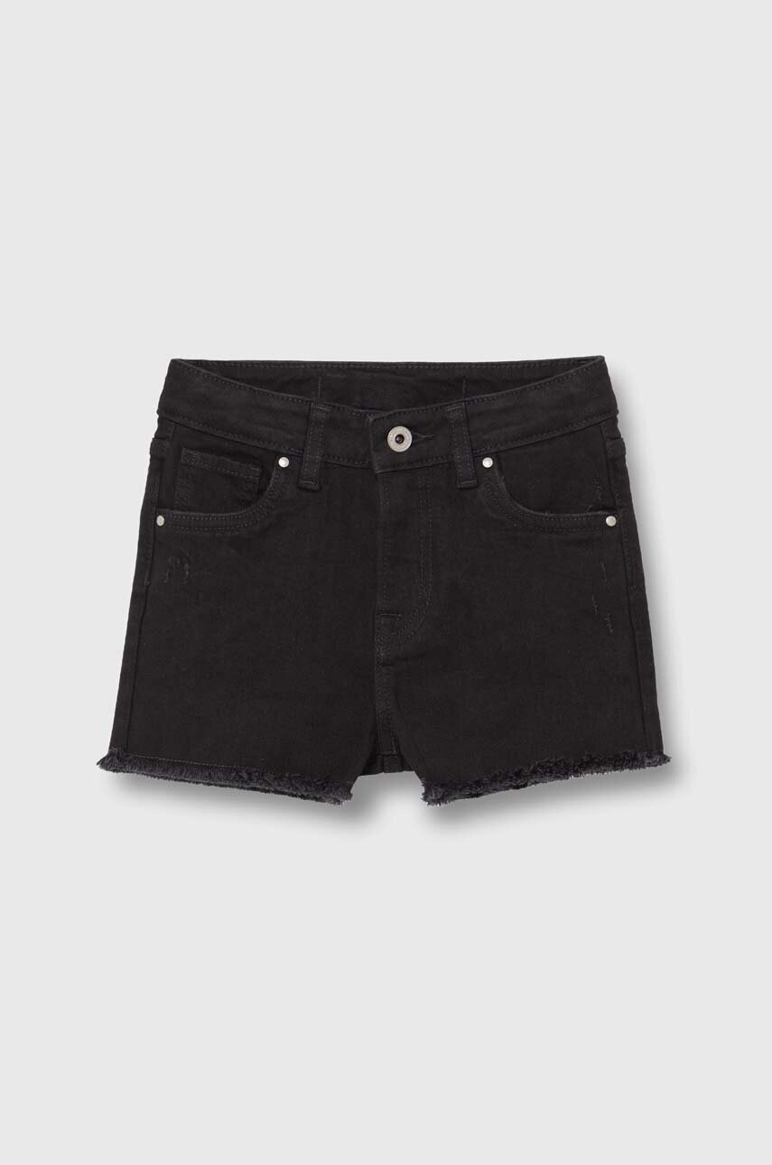 Pepe Jeans Детски дънков къс панталон A-LINE SHORT HW JR