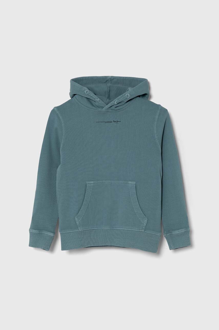 Pepe Jeans Детски памучен суичър NEW DAVIDE HOODIE