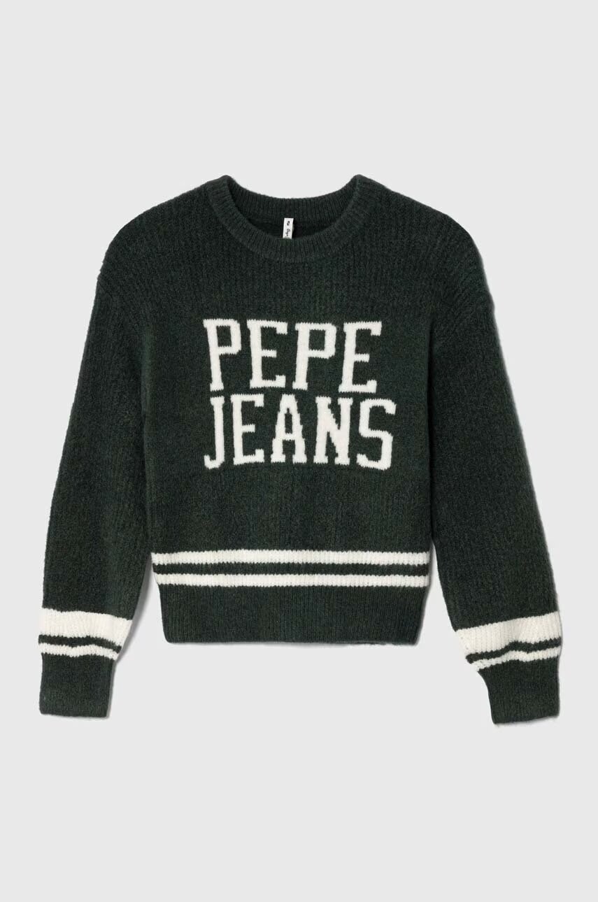 Pepe Jeans Детски пуловер с вълна