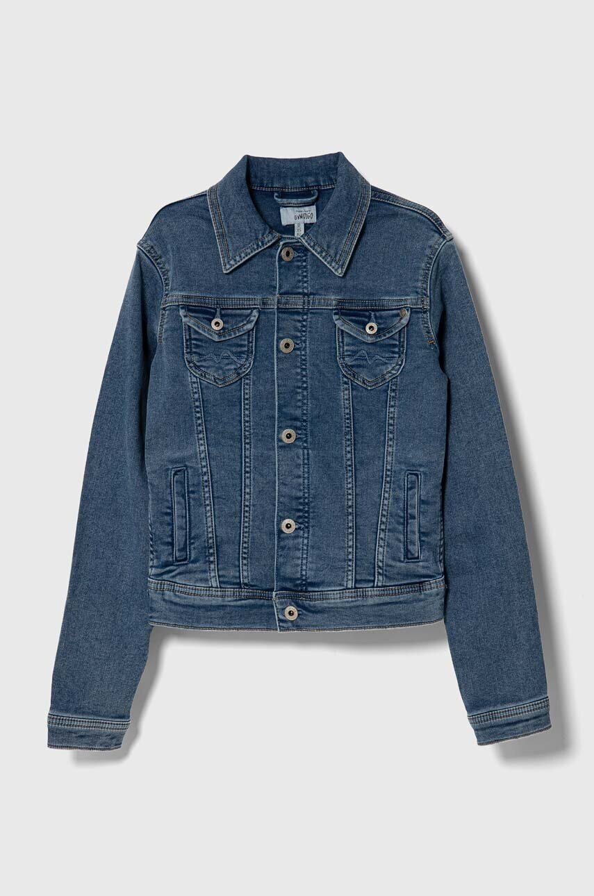 Pepe Jeans Детско дънково яке New Berry
