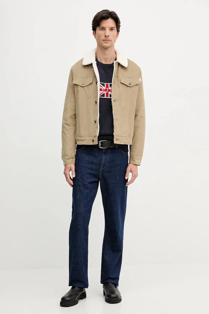 Pepe Jeans Джинсово яке в зелено преходен модел PM4027185