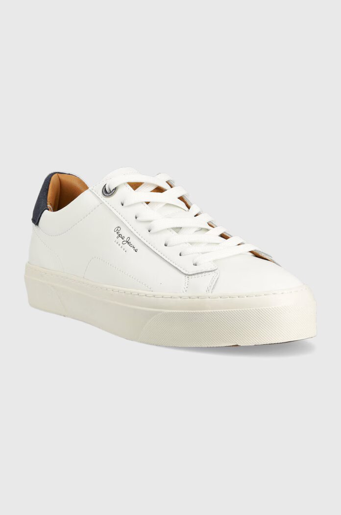 Pepe Jeans Кожени маратонки YOGI дамски в черно зимен модел PL402317 4937451