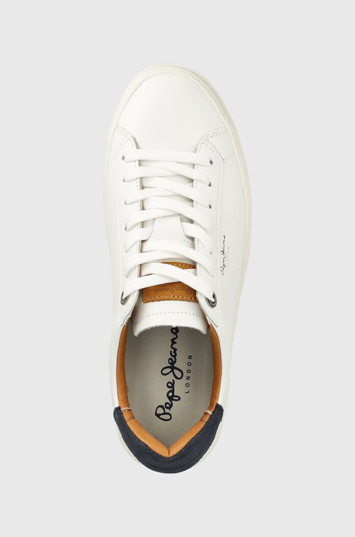 Pepe Jeans Кожени маратонки YOGI дамски в черно зимен модел PL402317 4937451