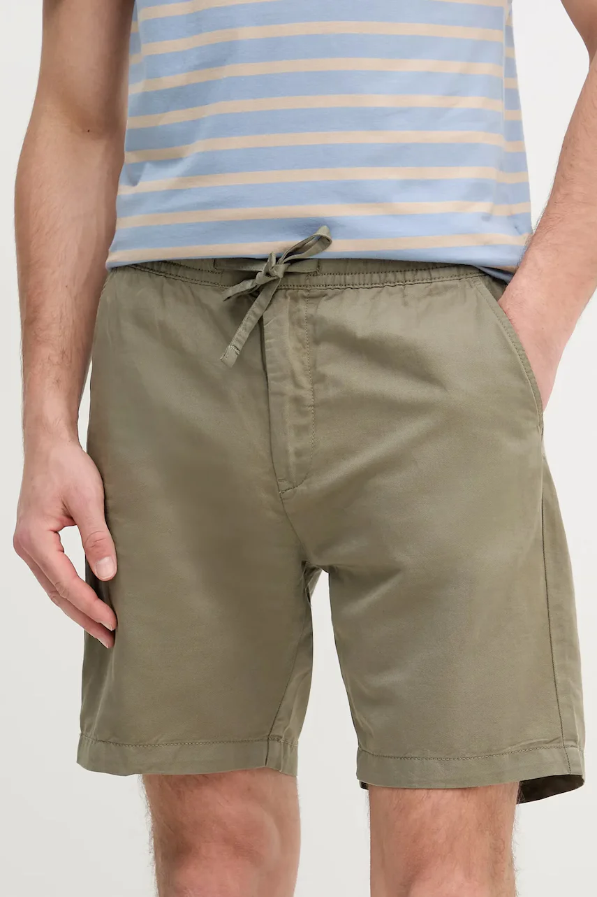 Pepe Jeans Ленен къс панталон RELAXED LINEN SMART SHORTS