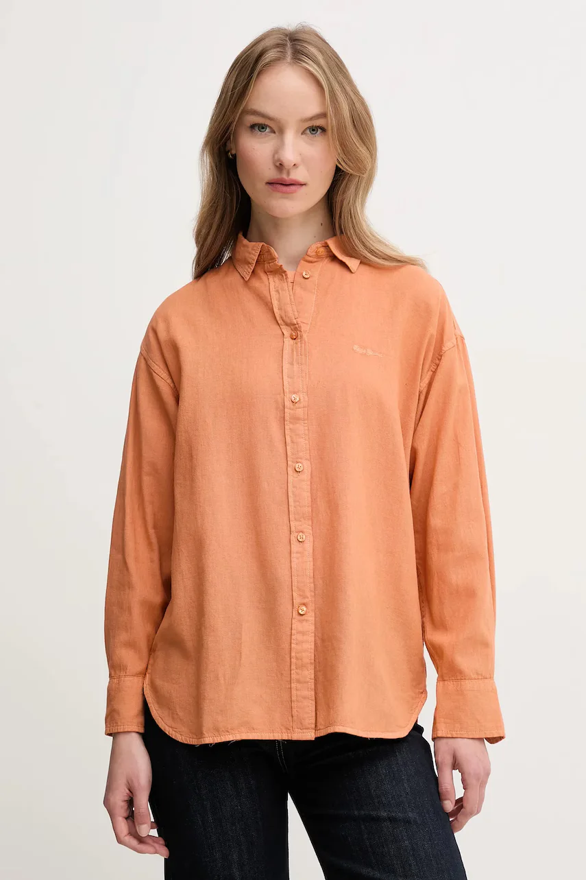 Pepe Jeans Ленена риза CHIPPER
